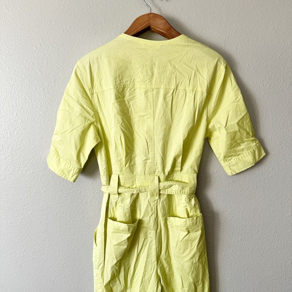 Steve Madden Flying Private Jumpsuit Lime Belted Zip Front size medium NEW - Picture 10 of 16